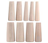 Fesjoy Bouchons de sécurité Maritime d'urgence en Bois, Cône D'absorption d'eau en Bois Tendre pour Bateau, Yacht, Voile, Pêche, 9 Pièces avec 3 Spécifications, Trous de Remplissage,