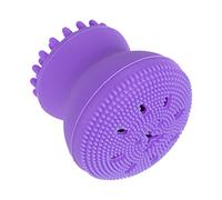 Fesjoy Brosse Visage en Silicone pour Nettoyage Profond (Purple) | Poils doux, forme de poulpe mignonne, facile à transporter, conception à double usage