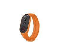 Fesjoy Caméra D'action BT, Bracelet de Réveil à Distance à une Touche pour Téléphones IOS/, Autonomie de 40 Heures pour un Enregistrement/selfies Vie (Orange)