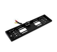 Fesjoy Caméra de recul pour plaque d'immatriculation européenne CCD-HD avec affichage 12 nuits CCD HD