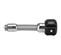 Fesjoy Caméra D'inspection de Tuyaux étanche avec Ressort Flexible de 23 Mm Diamètre, Adaptée au Cintrage Canalisations, Compatible avec le Système ou (Argent)