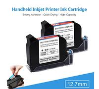 Fesjoy Cartouche d'encre Noire étanche à Séchage Rapide 45ml pour Imprimante à Jet d'encre Portable MX3 M10 D10 (Fesjoygbxmy4zush-OS4466-2)