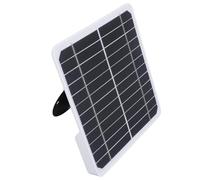Fesjoy Chargeur de Panneau Solaire 20 W pour Caméra de sécurité, Panneau Solaire Monocristallin, étanche IP68, Câble de Charge de 9,8 Pieds, Mangeoire pour la Faune avec Support