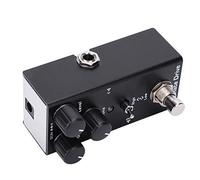 Fesjoy Compacte Pédale D'effet pour Guitare, Son Overdrive Riche | Construction en aluminium durable, entrée DC 9 V, parfait pour les performances live.