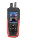 Fesjoy Compteur de Particules de Poussière à Double Alimentation avec écran Couleur Graphique Courbe D'enregistrement Données pour L'inspection Salle Blanche Industrielle pour Capteur PM2,5 PM10