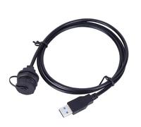 Fesjoy Connecteur USB étanche Femelle Mâle Adaptateurs de Montage sur Panneau de Prise Fil Compteur, avec D'excellentes Performances d'étanchéité, Largement Utilisés dans Les