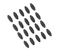 Fesjoy Connecteurs de Méthode de Pêche à la Carpe, 20 Pièces, Accessoires d'alimentation de Perles D'arrêt Extérieurs Filetés, Matière Plastique Robuste, Facile à Manipuler, Joint