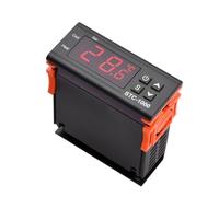 Fesjoy Contrôleur de Température Numérique STC-1000, Matériau ABS avec Haute compatibilité, Prend en Charge la Correction de la Température et le Démarrage différé pour les Réfrigérateurs (C.C 12 V)