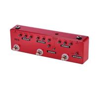 Fesjoy DC5 Pédale Multi-effets pour Guitare 6 en 1 Delay + Chorus + Distorsion + Overdrive + Booster + Buffer Idéal pour les Amateurs de Guitare Coque en Métal True Bypass les Musiciens