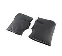 Fesjoy de Guidon en PU Coupe-Vent pour l'hiver | Imperméable et durable, Doublure en peluche confortable, Cordon de serrage réglable, Compatible avec les scooters, Parfait