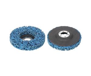 Fesjoy Disque à ébarber pour Rouille, Lot de 5, Finition Uniforme (#3) | Disque abrasif, Préparation de surface, Moins de poussière, Meule, Fonctionne avec la plupart des meuleuses d\'angle