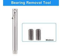 Fesjoy Élégant Yoyo Remplacement 2pcs 8 Roulements à Billes avec Axes Courts et Outil de Suppression de Roulement pour Joueurs Yoyo Matériau en Acier Inoxydable (Sensible)