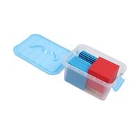 Fesjoy Ensemble de Dix Blocs de Base Mathématiques, Manipulateurs éducatifs pour Enfants, Concepts Décimaux, Apprentissage Blocs Jaunes, Bleus et Verts