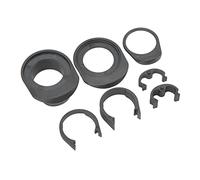 Fesjoy Ensemble D'entretoises de Guidon de Vélo Montagne, Entretoise Guidon Tige Vélo, Kit Rondelles en Plastique, Léger et Portable, pour Remplacement et Réparation