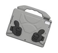 Fesjoy Étui de Protection pour Tablettes avec Protection Antichoc et Poignée Rotative pour L'apprentissage et Les Appels Vidéo (Gris)