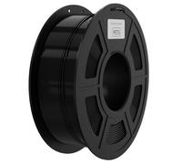 Fesjoy Filament PETG Blanc 1,75 Mm Filament D' 3D pour 3 - Solide et Compatible avec la Plupart des Imprimantes FDM (Noir)