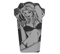 Fesjoy Garde-Boue de VTT, Garde-Boue Durable pour Vélos Pliants (Beauty | PP thermoplastique, protection efficace contre la boue, facile à installer, ajustement universel, motif 3D clair
