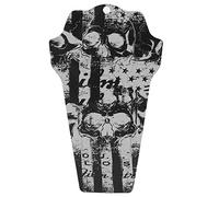 Fesjoy Garde-Boue de VTT, Garde-Boue Durable pour Vélos Pliants (Skull | PP thermoplastique, protection efficace contre la boue, facile à installer, ajustement universel, motif 3D clair