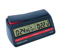 Fesjoy Horloge D'échecs Chinoise, Horloge de Jeu de société, Minuterie Numérique Multifonction avec 42 Règles Chronométrage, Idéale pour Les Amateurs D'échecs, Taille Portable