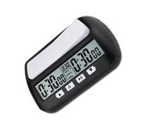 Fesjoy Horloge D'échecs Professionnelle, Minuterie D'échecs Numérique, Coque ABS de Petite Taille pour Les événements de Tournois Club (TP813-2)