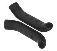 Fesjoy Housse de Protection du Levier de Frein Vélo, Protection la Poignée Cyclisme, Gel Silicone pour Vélos Route et Montagne (Noir)