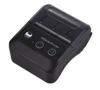 Fesjoy Imprimante Thermique Portable 58 Mm USB Rechargeable pour Restaurant, Mini Imprimante Légère pour Magasin, Noir