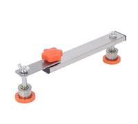 Fesjoy Installation sans Effort Coussinets de Pied de Machine Découpe en Acier Inoxydable avec Support Pliable, pour les Travailleurs la Machine Découpe, Ensemble 6 Pieds