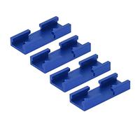 Fesjoy Kit de Rail en T pour Travail du Bois, Connecteur en Alliage (Blue) | Résistant à l\'usure, adapté aux pistes transversales, facile à transporter, clip efficace