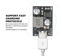 Fesjoy Le Convertisseur de Type C Prend en Charge Le Régulateur de Tension Charge Rapide pour Module d'alimentation CC 8V-32V à 3V-12V