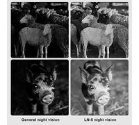 Fesjoy LN-5 Lampe de Nocturne Infrarouge Haute Performance pour Caméra Vidéo avec luminosité Réglable pour L'enregistrement Vidéo Vlog, 56 Perles Lumineuses, Batterie Intégrée, Photographie