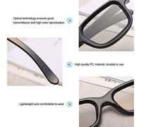 Fesjoy Lunettes 3D Passives Polarisées VQ163R qualité d'image 3D Légère pour