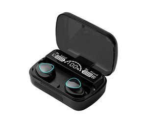 Fesjoy M10 True Écouteurs sans fil BT 5.1 TWS stéréo avec commande tactile 2000 mAh Boîtier d'alimentation LED Digital Power Display HiFi Stéréo Technologie de réduction du bruit I