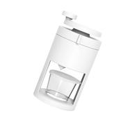 Fesjoy Machine à Cône de Neige Portative, Rasoir à Glace Manuel, Machine Glace Pilée Facile Utiliser pour les Amateurs de Crème Glacée et Slushy-blanc