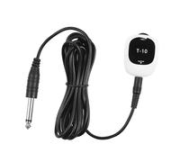 Fesjoy Micro Piézo Universel Autocollant pour Guitare Acoustique, Interface Audio de 6,5 Mm, Réglage Clair du Volume Sonore pour Guitare, ukulélé, Violon, Mandoline, Banjo Erhu Guzheng Pipa, Matière