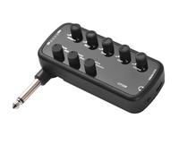 Fesjoy Mini Ampli Amplificateur de Basse Facile à Utiliser avec Plusieurs Options Sonores, Port USB Type-c pour Musiciens de Guitare électrique (Basse)