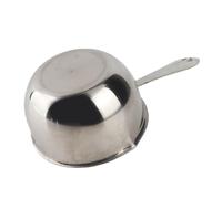 Fesjoy Mini Beurre Pot à Fondue, Casserole en Acier Inoxydable (300ML) | Conception à double lèvre, idéale pour faire fondre du fromage, réchauffer des soupes, compatible avec divers poêles