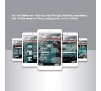 Fesjoy Mini Module de Système de Simulateur Son Moteur Voiture RC avec 58 Sons pour Chenilles Tout-Terrain 1/10, Facile à Installer, Idéal pour Les Amateurs, Conception Légère