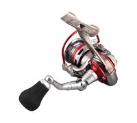 Fesjoy Mini Moulinet en Métal pour la Pêche sur Glace avec 3 + 1 Roulements à Billes, Rapport de Vitesse 5.0:1 pour Une Performance de Lancer Fluide, adapté aux Amateurs Pêche