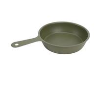 Fesjoy Mini Poêle Antiadhésive Portative D'acier Inoxydable pour la Friture D'oeufs, Batterie de Cuisine de Camping, Poêle Ronde 5 "pour les Pique-niques en Plein Air et les Voyages (Verte)