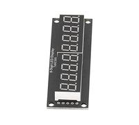 Fesjoy Module D'affichage LED à 8 Chiffres, Tube Rouge à 7 Segments | Plug and play, pilote 74HC595, câblage de précision, affichage lumineux rouge