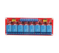 Fesjoy Module de Relais Optocoupleur à 8 Canaux, Carte Haute Performance pour Divers Déclencheurs de Tension et Scénarios Contrôle (12V)