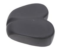 Fesjoy Noseless Selle de Vélo en Cuir PU Souple Absorbant Les Chocs, Large Coussin de Siège pour Vélo Montagne, Noir 8,3 X 10,6 X 2,5 Pouces pour Les Aventuriers en Plein Air