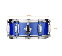 Fesjoy Peau de Caisse Claire pour étudiant de 12 Pouces avec Baguettes, Bandoulière, clé Batterie, Coque Batterie en Peuplier Robuste, Excellent Cadeau pour les Enfants, Option 5 Couleurs, Vert