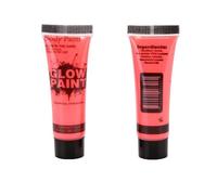 Fesjoy Peinture Corporelle Néon, 6 Tubes de 10ml, Brille dans la Lumière UV, Peinture pour le Visage et le Corps, pour Maquillage D'halloween, Lumières Noires Fêtes (6 pièces)