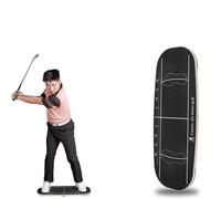 Fesjoy Plaque de Pression Antidérapante pour Changement de Poids, Planche D'aide à L'entraînement pour Une capacité Swing Améliorée, Bois 28.7x11.4x0,8 Pouces