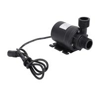 Fesjoy Pompe Silencieuse Haute Pression à Moteur sans Balais, pour Système de Piscine Solaire Submersible, Pompe à Eau DC 12V, 800L/H, Levage de 5m, Système Hydroponique