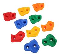 Fesjoy Prises d'escalade pour Enfants, Ensemble de Grips coloré | Plastique de haute qualité, surface douce pour la peau, différentes couleurs, idéal pour les terrains de jeux.