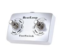 Fesjoy Rowin BEAT LOOP Double Pédale de Commande au Pied, Pédale D'effet de Guitare Compacte et Durable, pour Accessoires Guitare