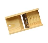 Fesjoy Savon Trimmer avec Design en Bois de Pin Ajustable | Bois de pin durable, lame en acier inoxydable, parfait pour le bricolage, la fabrication de bougies, la sculpture de savon,