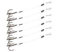 Fesjoy SGWLPK110 10 Cm Ligne de Pêche Crochet Triple Stinger Appât Souple Installation Rapide Durable 2 Pack pour la Pêche au Leurre